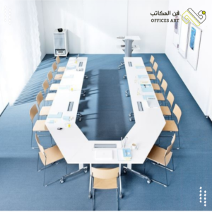 طاولة اجتماع حرف U اثاث مكتبي فن المكاتب شركة فن المكاتب للتجارة
